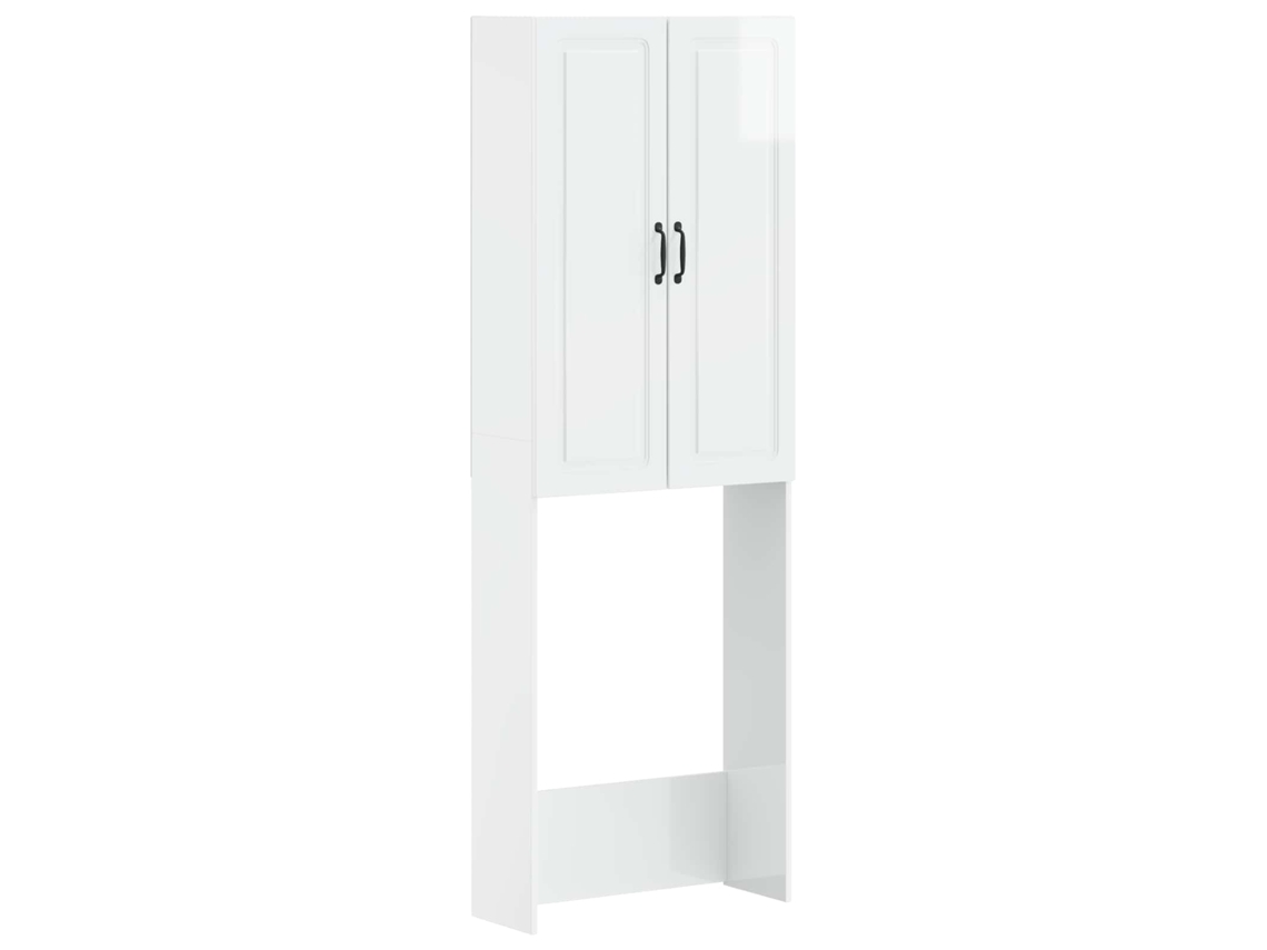 Vidaxl Armário De Banheiro Utrecht Branco Brilhante 66 X 25,5 X 190 Cm