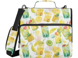 Massa Com Zíper E Alça, Sacos Diversos, 3, 8cm 1, 5 Polegadas, 3 Argolas Armazenamento, Portfólio, Fichário