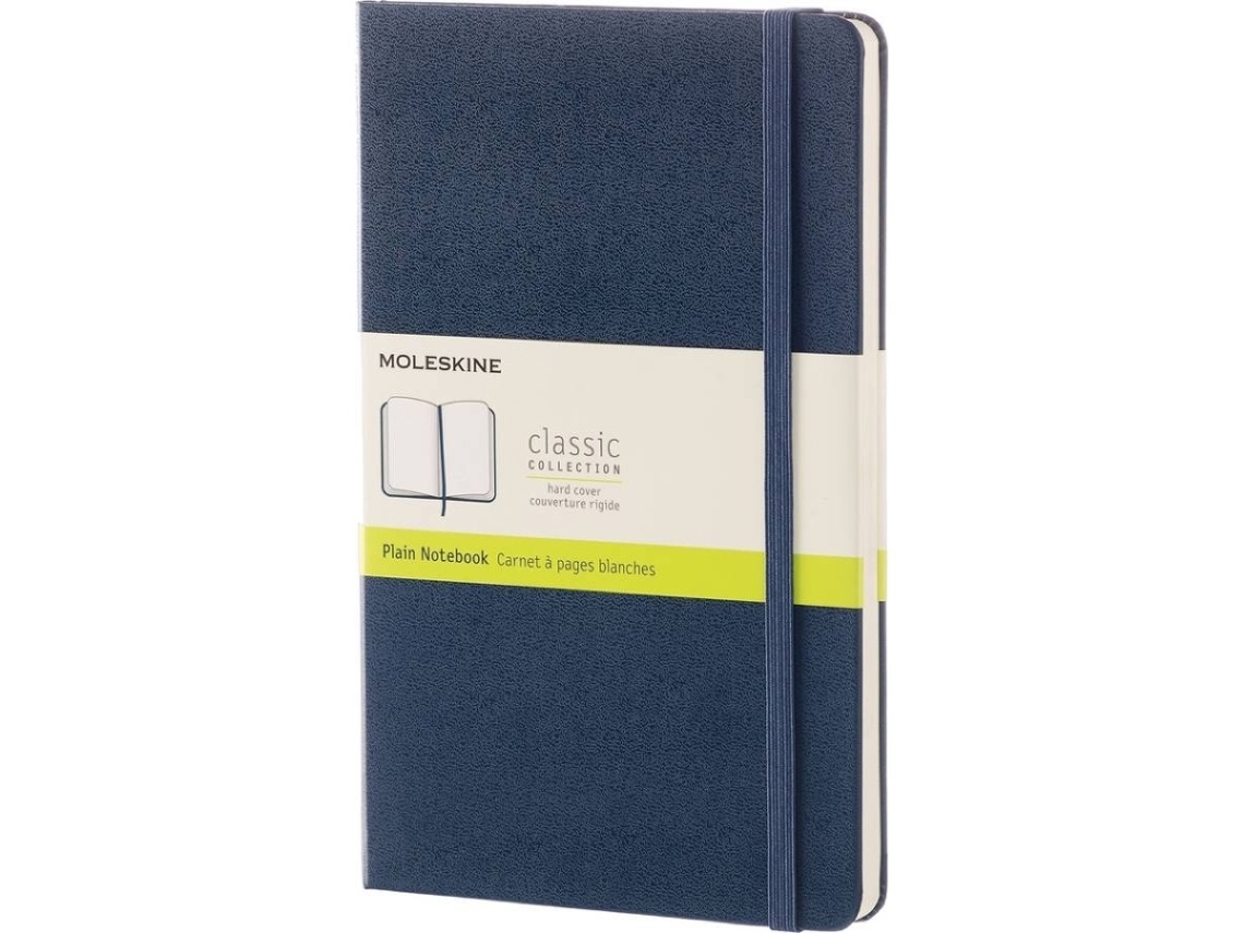 Bloco MOLESKINE Hardcover Azul Liso Grande