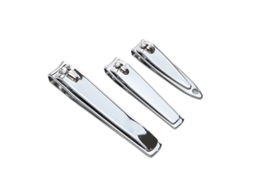 Lurelia Conjunto De Cuidados De Unhas, Em Aço Inoxidável, Para Unhas Grossas, Ergonómico, Portátil, Cor Prata, Para Cuidados Pessoais