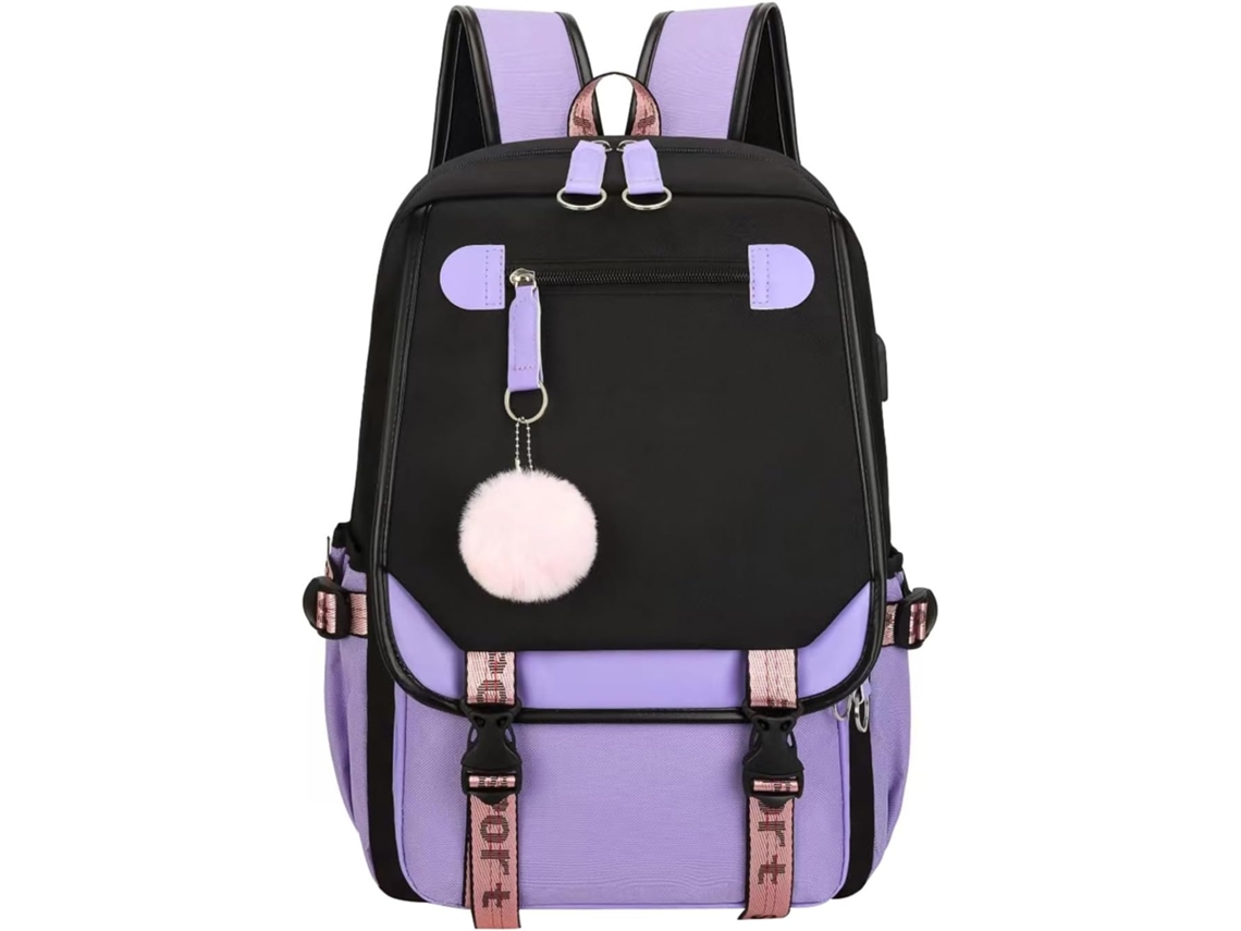 Mochila Multifuncional Casual Estilo Coreano, Mochila Juvenil, Mochila Para Estudantes Universitários, Com Porta De Carregamento Usb (21l)