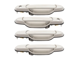 Conjunto de manoplas de porta, 4 peças, branco, para Sienna 1998-2003 | S/MARCA