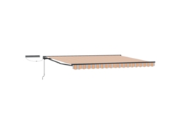 Conjunto 1 Toldo Retrátil Elétrico Vidaxl Antracite Alumínio (4 × 3 M)