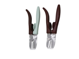 2 Peças De Grampo Aço Inoxidável Para Castanha