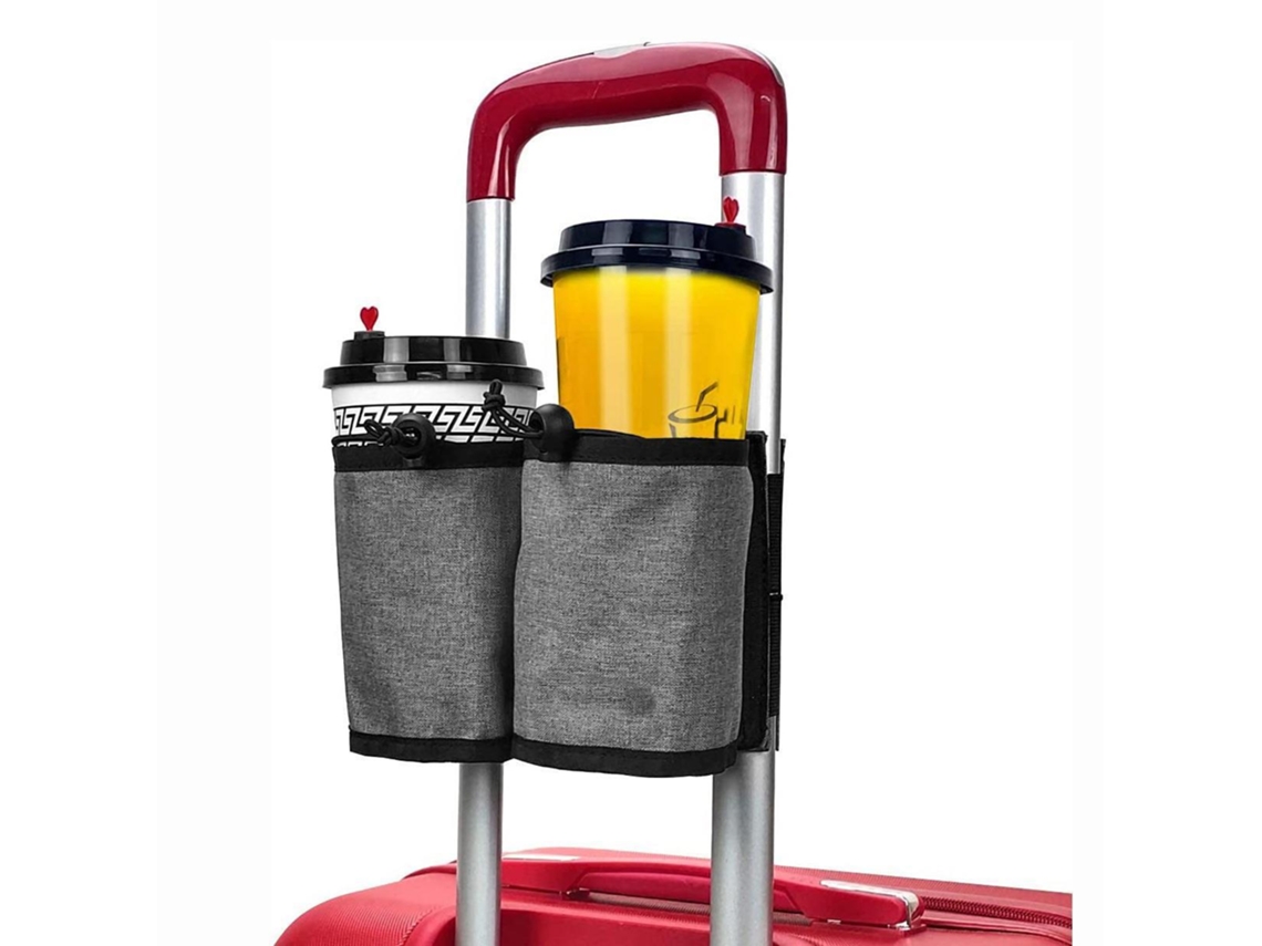 Porta copos para Mala de Viagem, com Suporte para Duas Xícaras de Café, Uso com as Mãos Livres AQUAFORGE