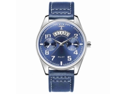 Relógio masculino de aço inoxidável, à prova d'água, com pulseira casual e moderna (ky19-ll)