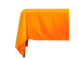 Homescapes Orange Tablecloth 137 X 228 Cm