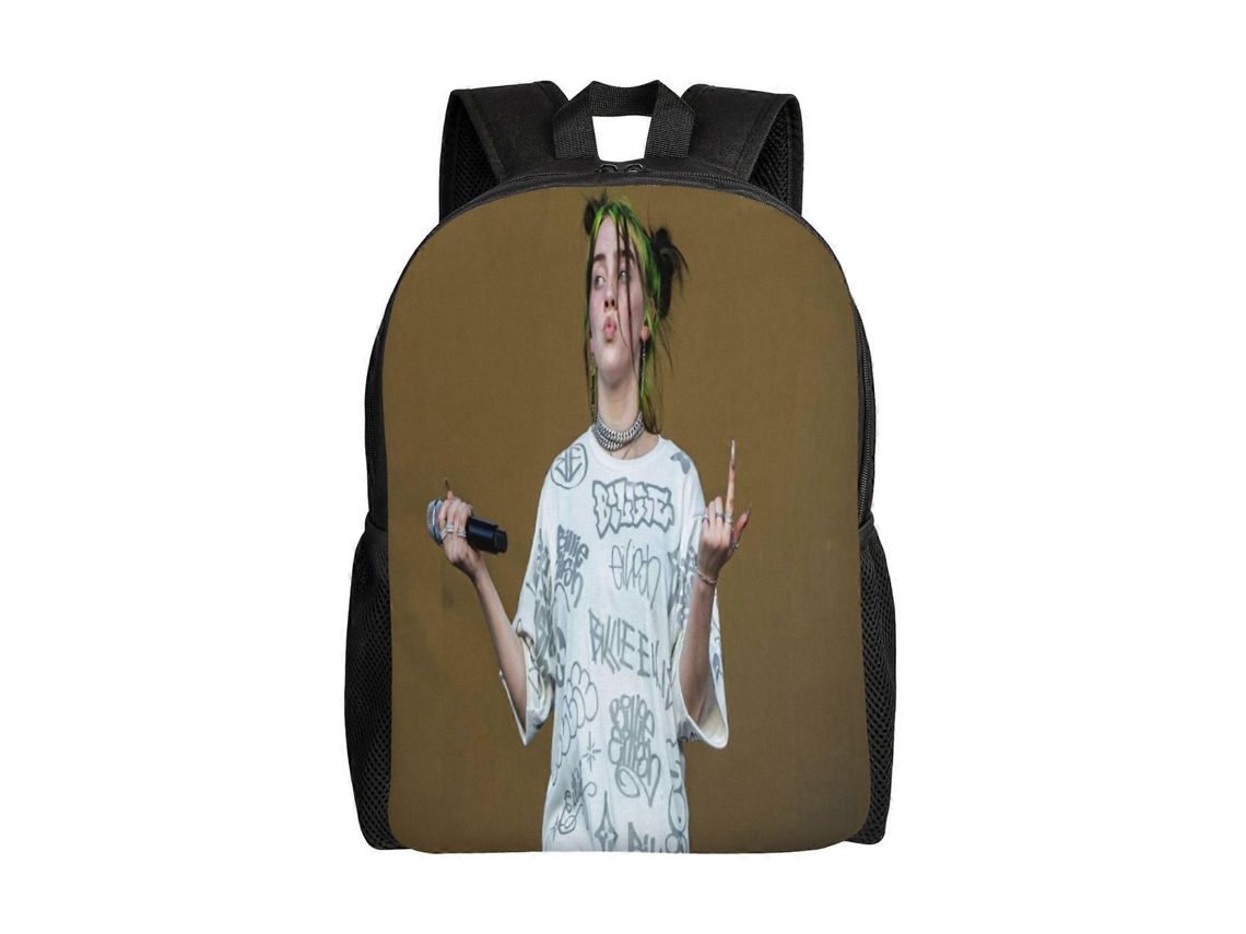 Mochila Billie Eilish R107 Para Estudantes, Durável E Leve, Alça De Ombro Impermeável E Respirável W107 Olysi Shop