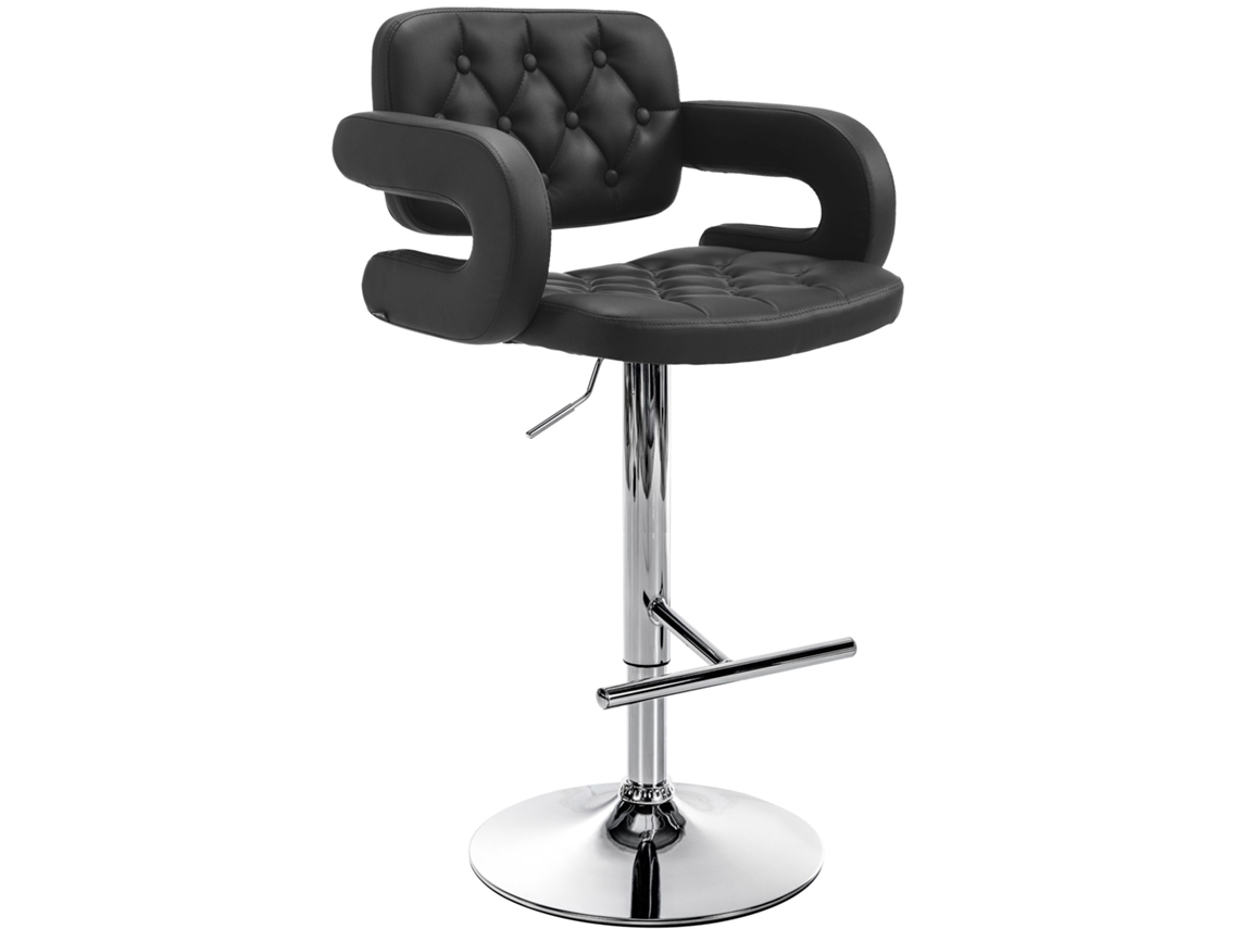 DUDECOR Banco Alto Dublin Preto