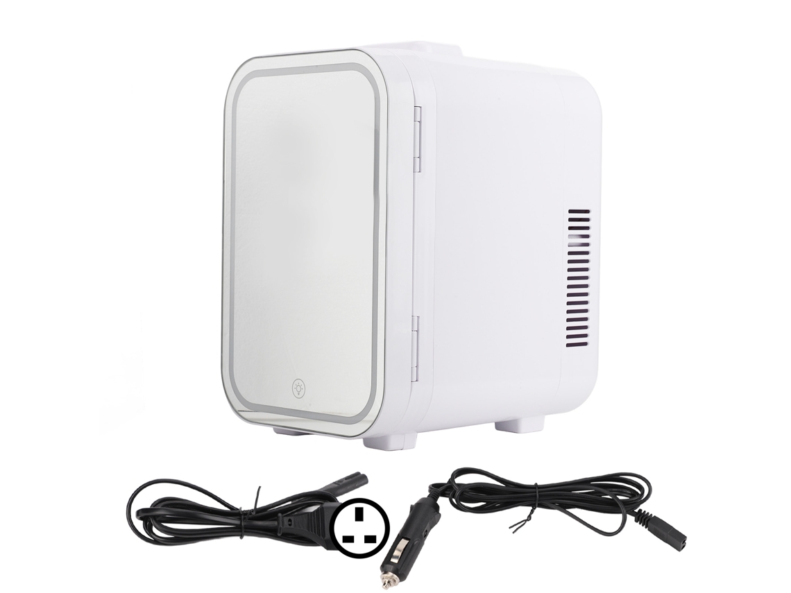 Geladeira Mini Led Para Maquiagem 6l Com Espelho
