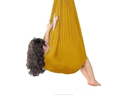Balanço Sensorial Para Crianças E Adultos Interior Terapia Para Autismo Tdah Necessidades Especiais Efeito Calmante Rede 150*280cm Oro