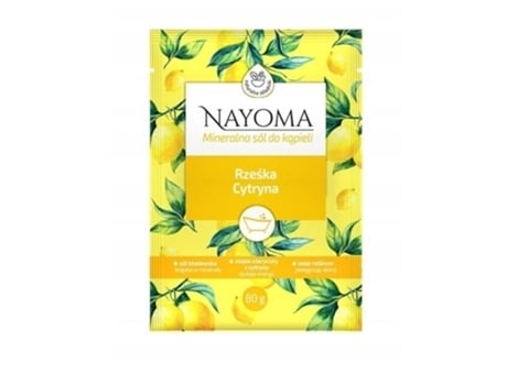 Nayoma Sal Mineral Revigorante De Banho Com Aroma De Limão, 80g Silesian Pharma
