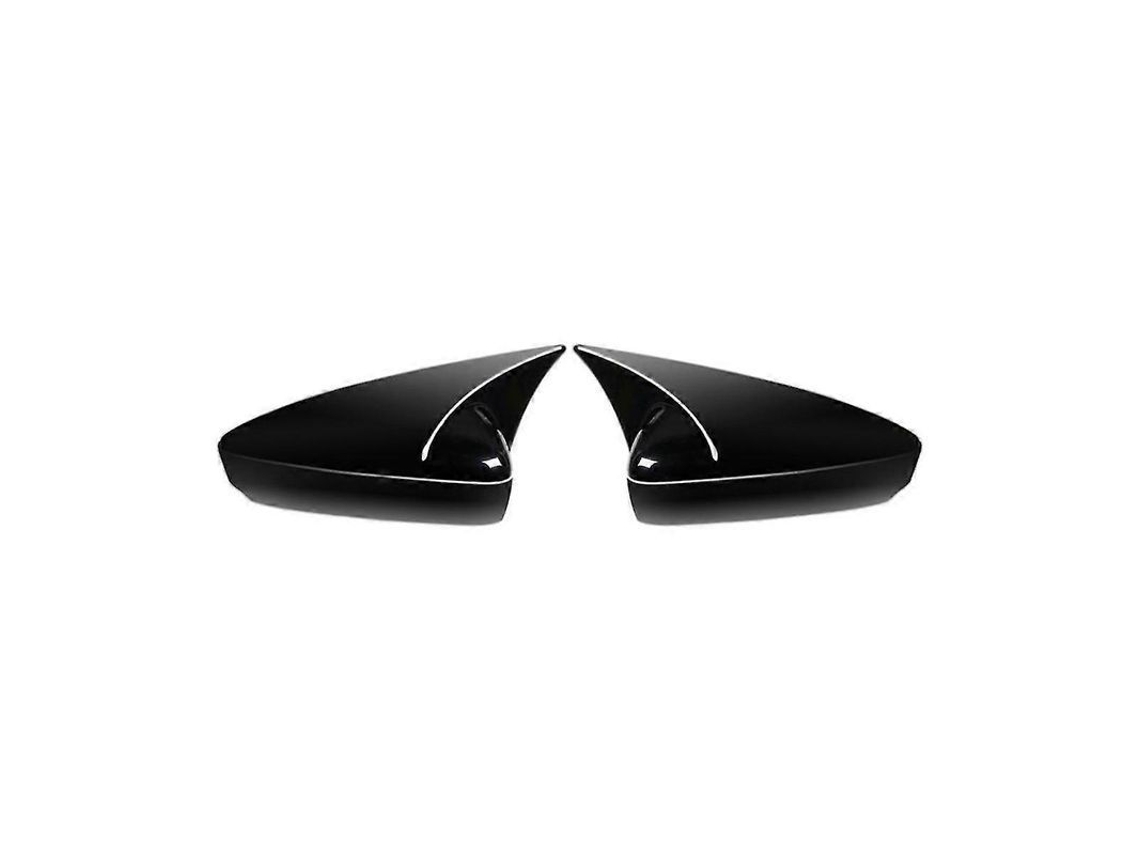 Capa Espelho Retrovisor Lateral Tipo Bullhorn Abs Estilo Piano Preto Para Enclave 20 Preto Piano