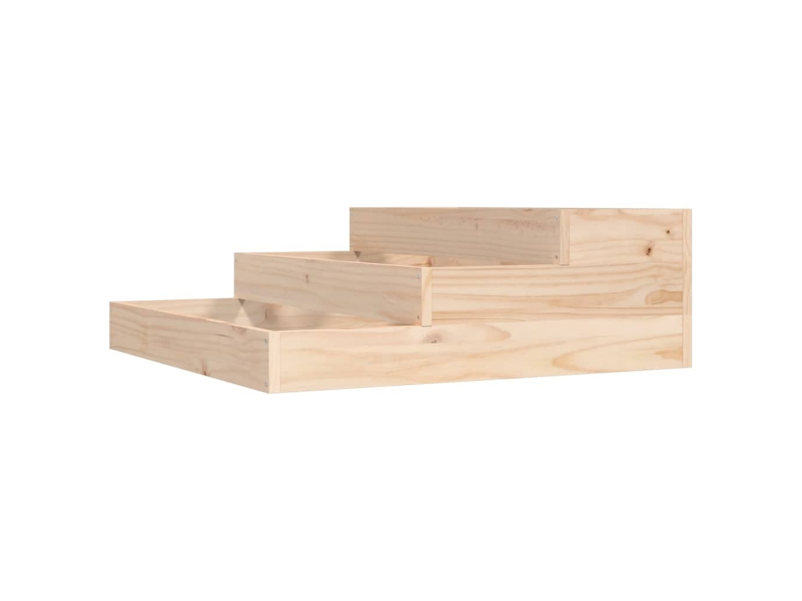 Planter, Planters Vidaxl Marrom Madeira De Pinho (78 X 78 X 27 Cm)