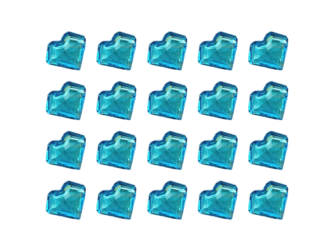 10Pcs Ornamentos de Unhas com Broca Azul Gelo Através Da Luz Da Lua NEVEANCE