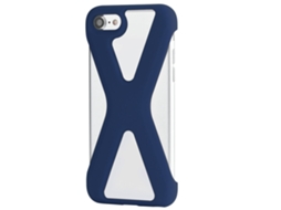 Capa de Telefone EOOCOO (borracha de Silicona Simples em Forma de X)