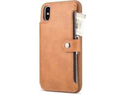 Capa iPhone XS WISETONY Xinluoshi-43 Castanho