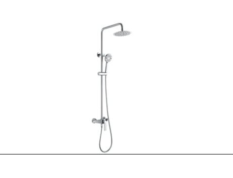 Conjunto de Coluna de Duche Monocomando com Barra Extensível em Cromado MICE COLLECTION