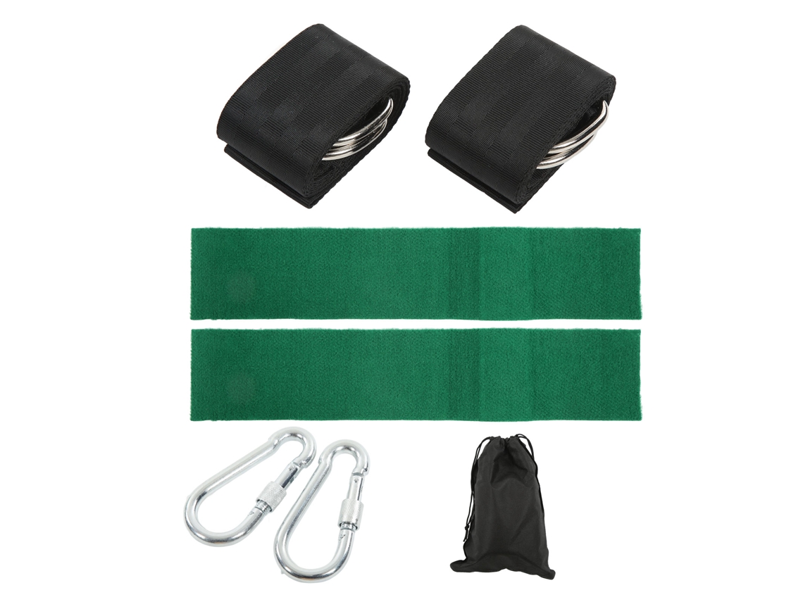 Business kit de Suspensão para Balanço de Árvore com Gancho Carabiner e Correias 1000kg para Exterior
