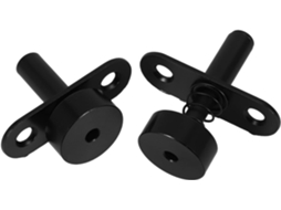 Dobradiça Pivotante De Metal Preto Mipcase Com Mola Para Divisórias E