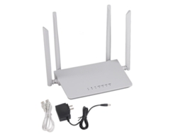 Roteador Wifi Sem Fio 4 Antenas Inteligente 300m Alto Velocidade Parede Para Casa