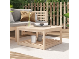 Vidaxl Mesa De Jardim 82,5x82,5x45 Cm Madeira De Pinho Maciça