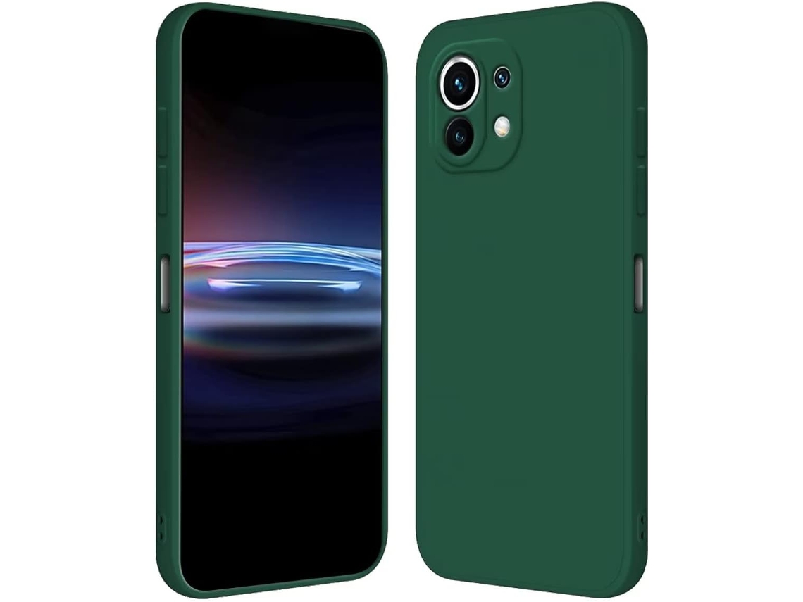 Capa para Xiaomi Xiaomi 11 HONGWE. Textura Macia Verde