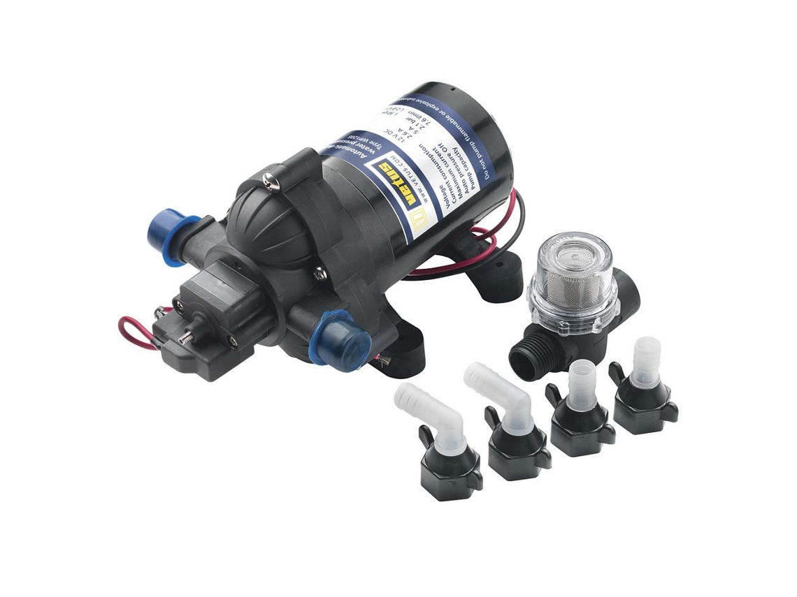 Bomba de Pressão de Água 20 L/Min 24V Pretovetus