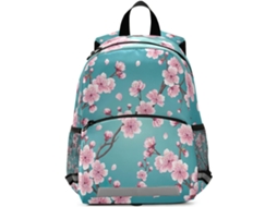 Mochila Mini Rosa Com Estampa Flor De Cerejeira Para Meninos Meninas, Mochilas Pré-escolares Crianças 3 6