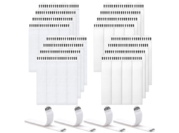 36 pares (72 tiras) de fitas adesivas para fixação de quadros, fitas grandes e resistentes, ideais para fixação de molduras.