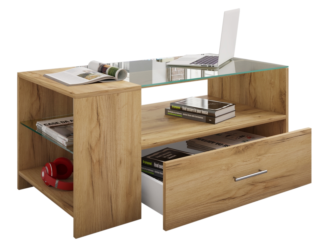 Mesa Para Sofá Mesa De Centro Com Gaveta Tindala Vcm