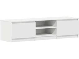 Tv Cabinet, Tv Cabinets Vidaxl Branco Madeira Processada (n/a)