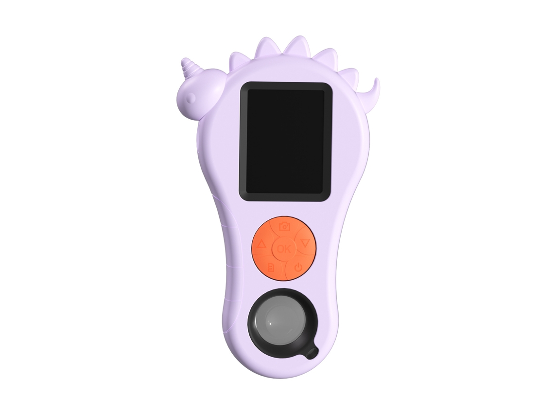 Microscópio Digital Para Criança Com Vídeo 1080p, Zoom De 500x, Ecrã De 2 Polegadas E Bateria Hd Recarregável Roxo Hexinyigjly