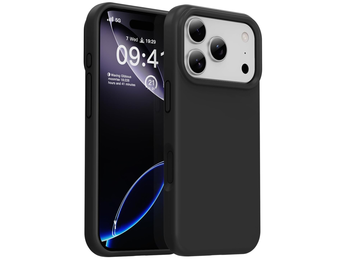 Capa De Silicone Fosco Compatível Com Iphone 17 Pro