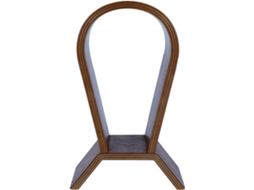 Suporte Para Fones De Ouvido Villcase Em Madeira Nogueira Natural, Estável E Elegante, Ideal Para Guardar Fones De