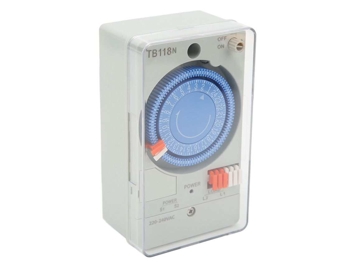 Interruptor De Temporizador Mecánico Anti-interferencia Programable Para Luces De Calle 220-240v