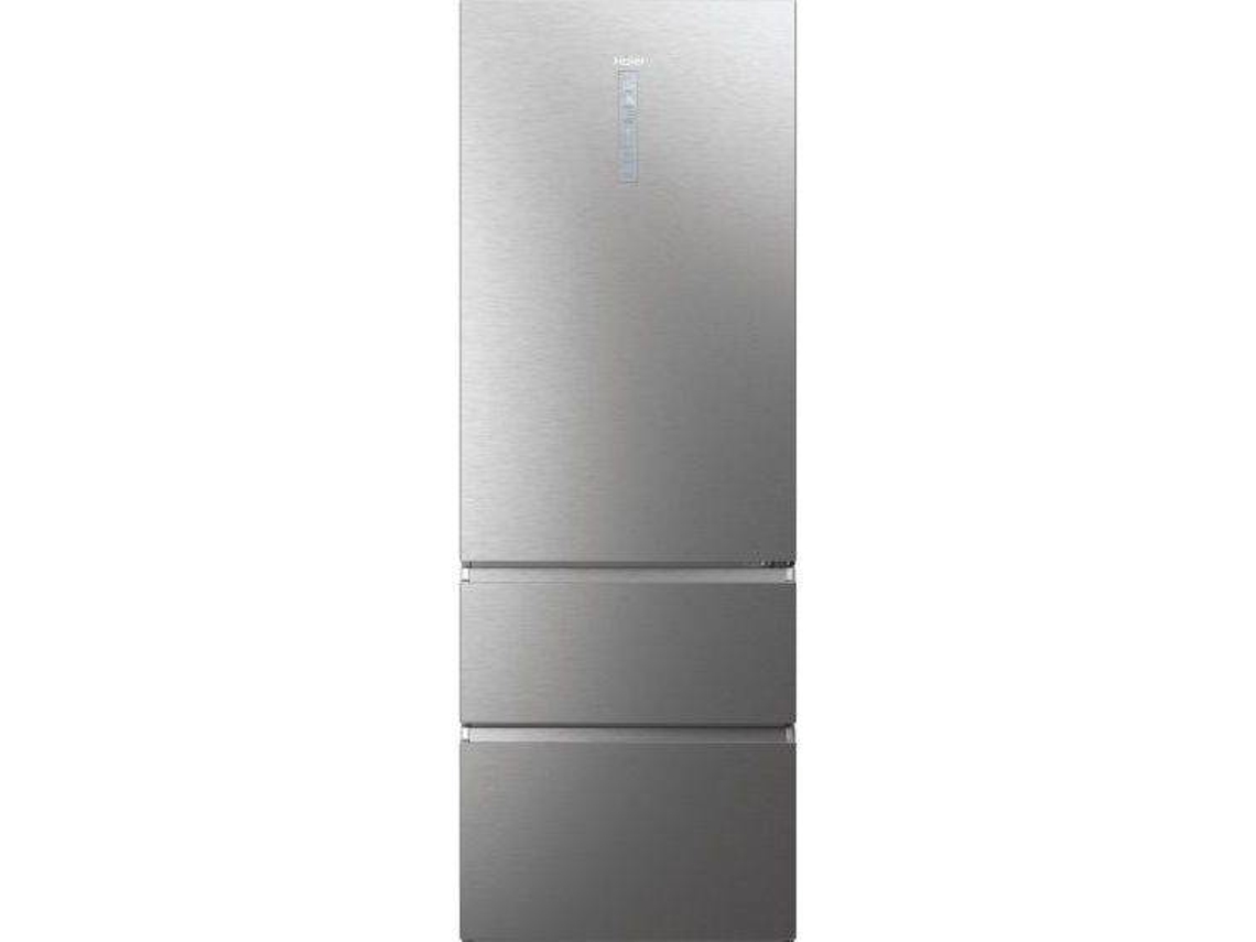 Frigorífico Combinado HAIER HTW7720ENMP (No Frost - 200.6 cm - 483 L - Inox)