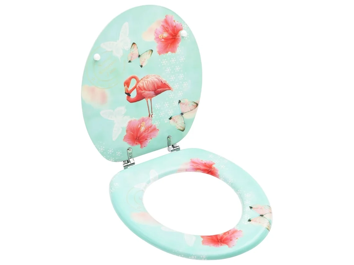 Toilet Seat, Toilet Seats Vidaxl Multicolor Mdf (n/a)