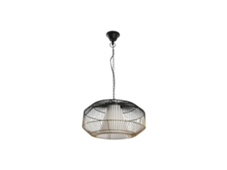 Candeeiro de Teto DKD HOME DECOR DKD Home Decor 42 x 42 x 23 cm Preto Dourado Ferro 50 W