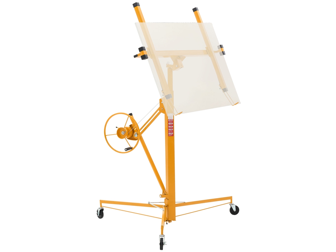 Elevador de placas de gesso (1530 x 1530 x 1450 mm, Amarelo, Altura 3353 mm, Vevor)