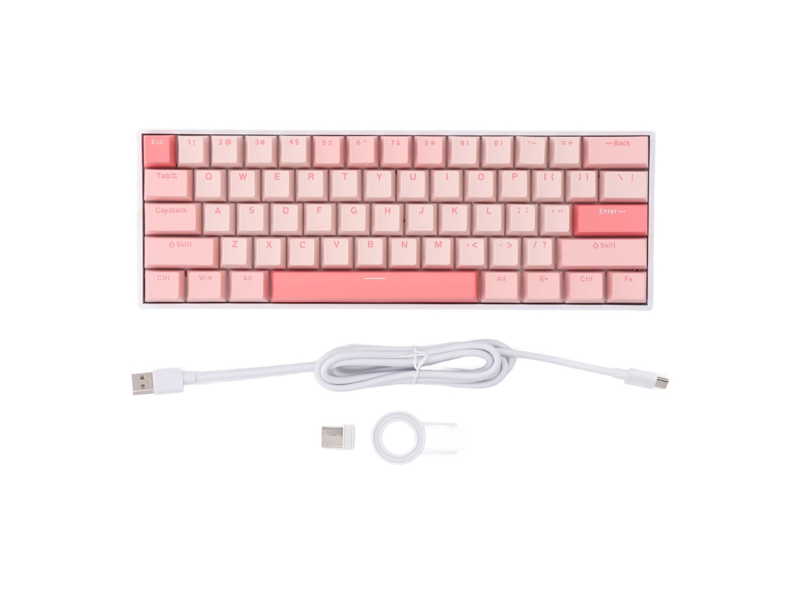 Teclado Mecânico Gamer 60% 61 Teclas Rgb