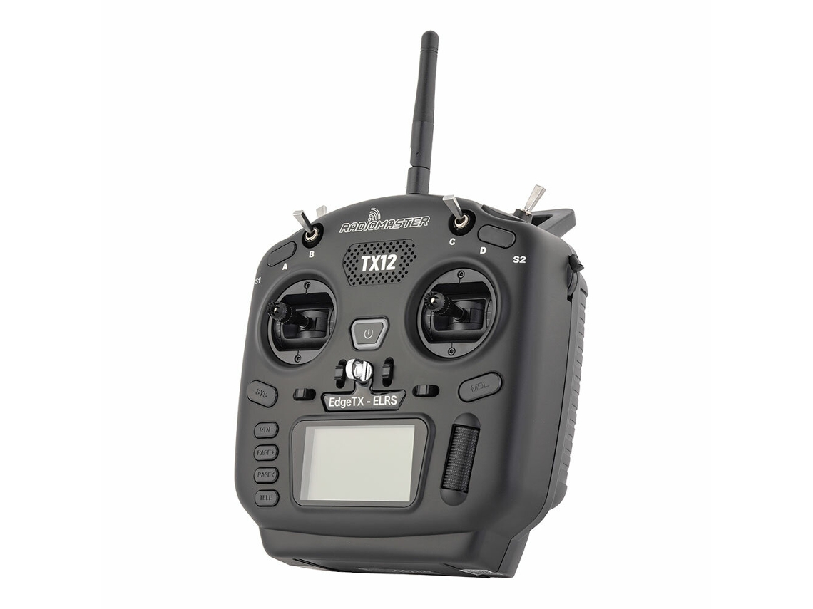 Cc2500modo 2 controlador Rádio Radiomaster Tx12 Mk Ii 2.4ghz 16ch Gimbals Hall Edgetx/opentx Stm32f407 Drones Fpv MDUG (acelerador Mão Esquerda)