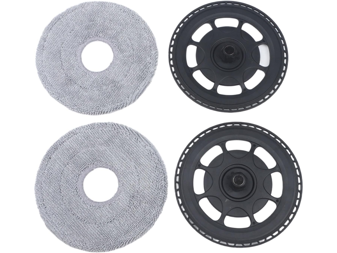 Ricambio Mop Staffa Plus Microfibra Pad Set Per Roborock Saros 10r