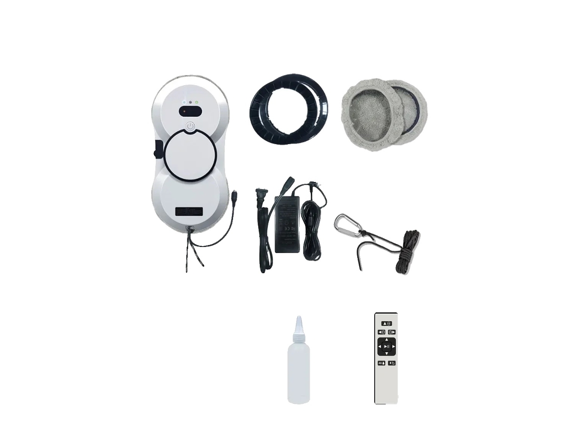 Robô Limpador De Janelas, Spray Ultrassônico, Sucção Poderosa, 5600pa-a, Ue-e, Sim-e