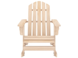 Maison Exclusive - Cadeira Adirondack De Baloiçar Para Jardim Abeto Maciço