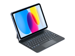 Capa de Teclado Bluetooth para iPad 10th 2022 com Ecrã Táctil Magnético e Retroiluminação XIAOMOYU