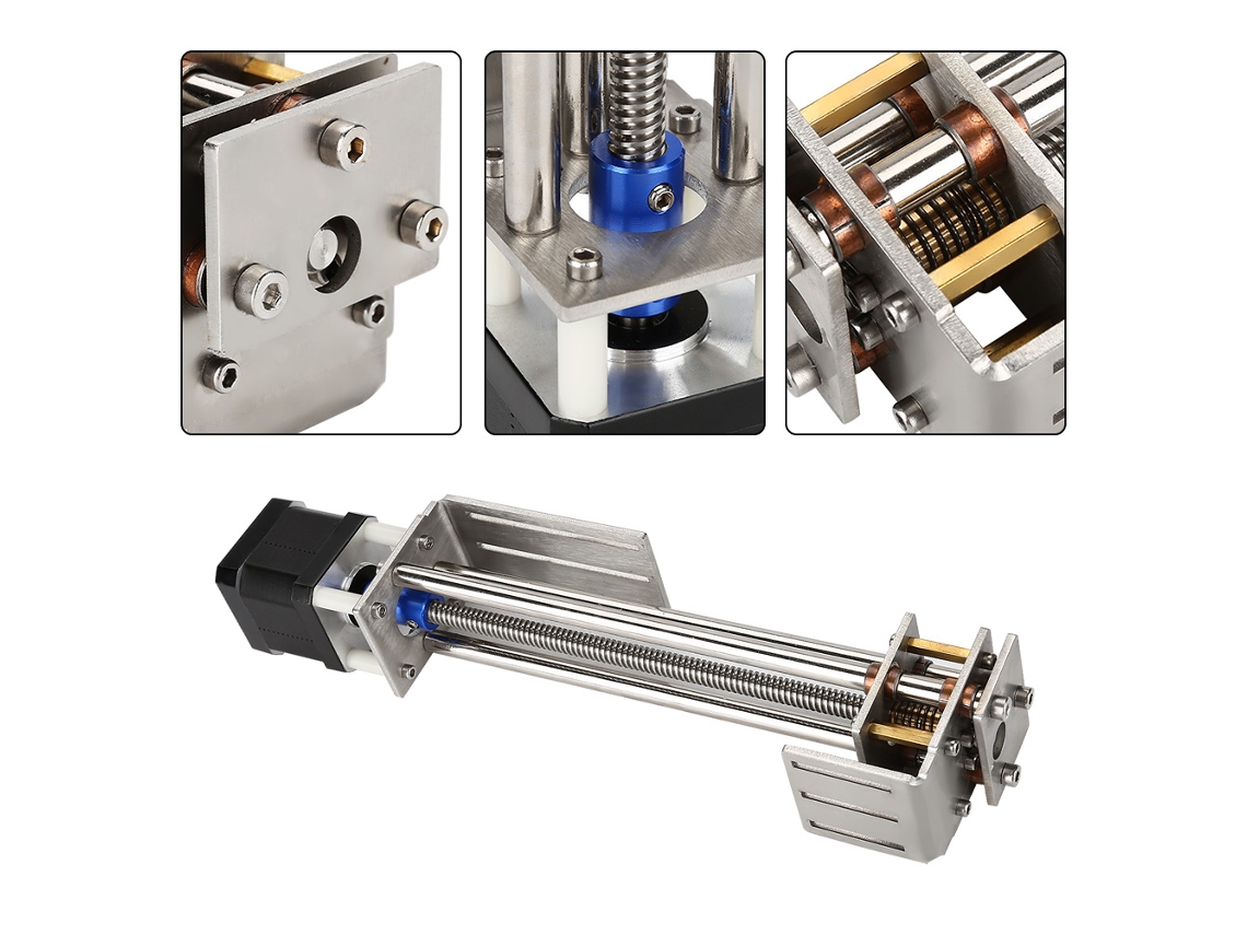 Laxiscreed Slider Z-axis De 150mm Para Cnc Com Movimentos Lineares E Gravação Em 3 Eixos