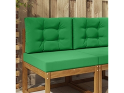 Vidaxl Almofada Para Sofá Externo 2 Pcs Verde Poliéster