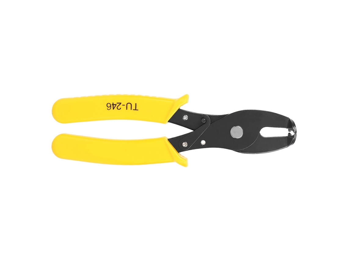 Laxiscreed Desforrador De Fibra Óptica De 6 Polegadas Com Punho Tpr Para Cabos De 1,6 A 3,2 Mm