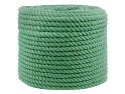 Vidaxl Corda De Juta 10 Mm Verde 100% Juta Tossa